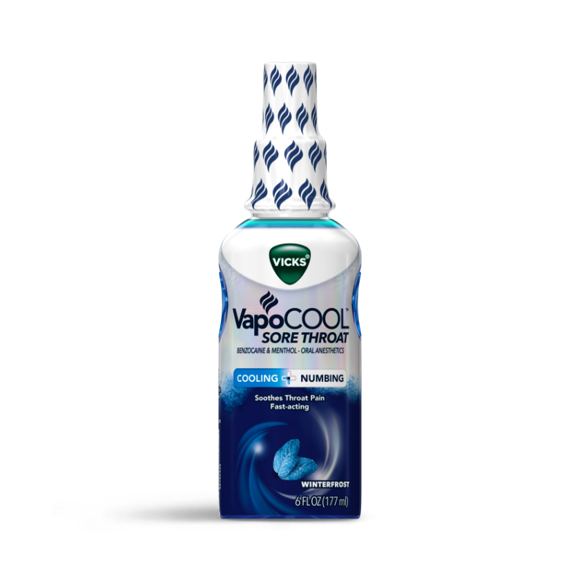Vicks VapoCOOL Sore Throat Spray, 6 oz.