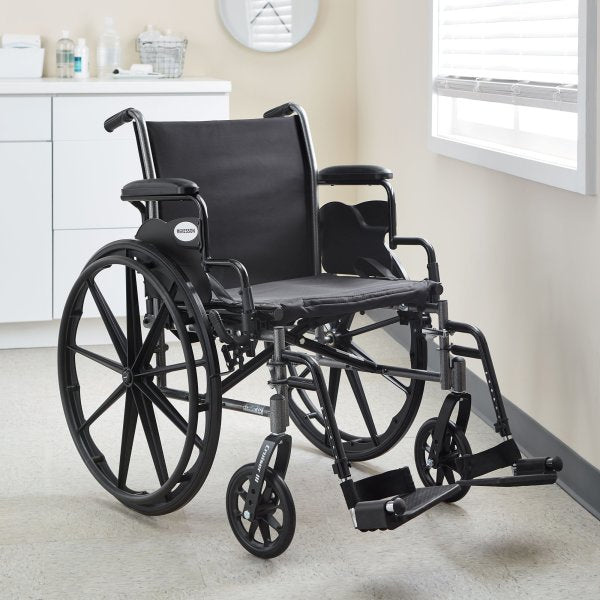 McKesson Lightweight Wheelchair, 16 - 20 Inch Seat Width