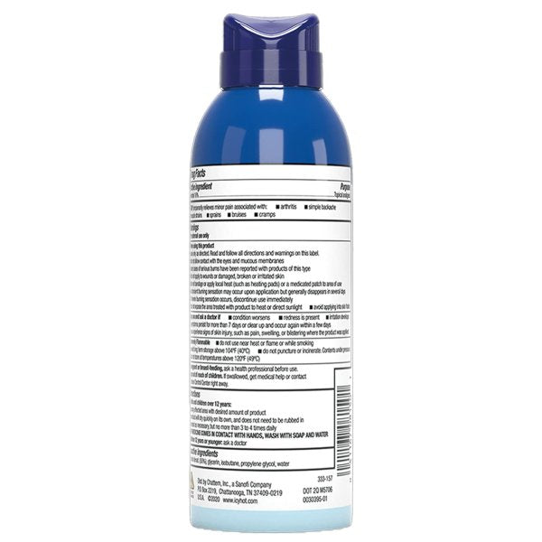 Icy Hot Menthol Dry Spray, 4 oz.