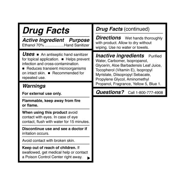 McKesson Premium Hand Sanitizer Gel with Aloe