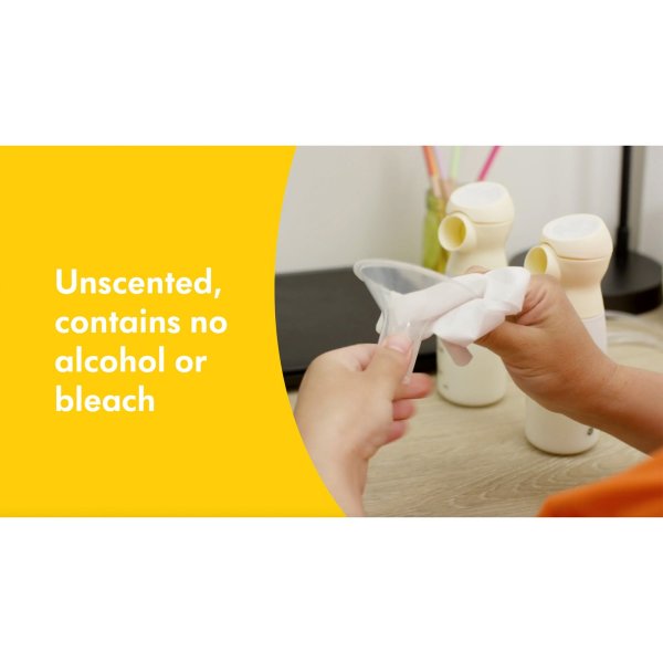 Medela Breast Pump Wipe Quick Clean, 40 ct.