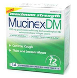 Mucinex DM Max Strength 12 Hour Cough Medicine Tablets