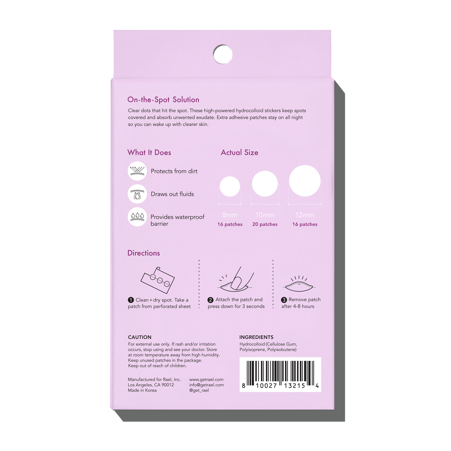 Rael Miracle Patch Spot Cover Bundle, 6 Pack