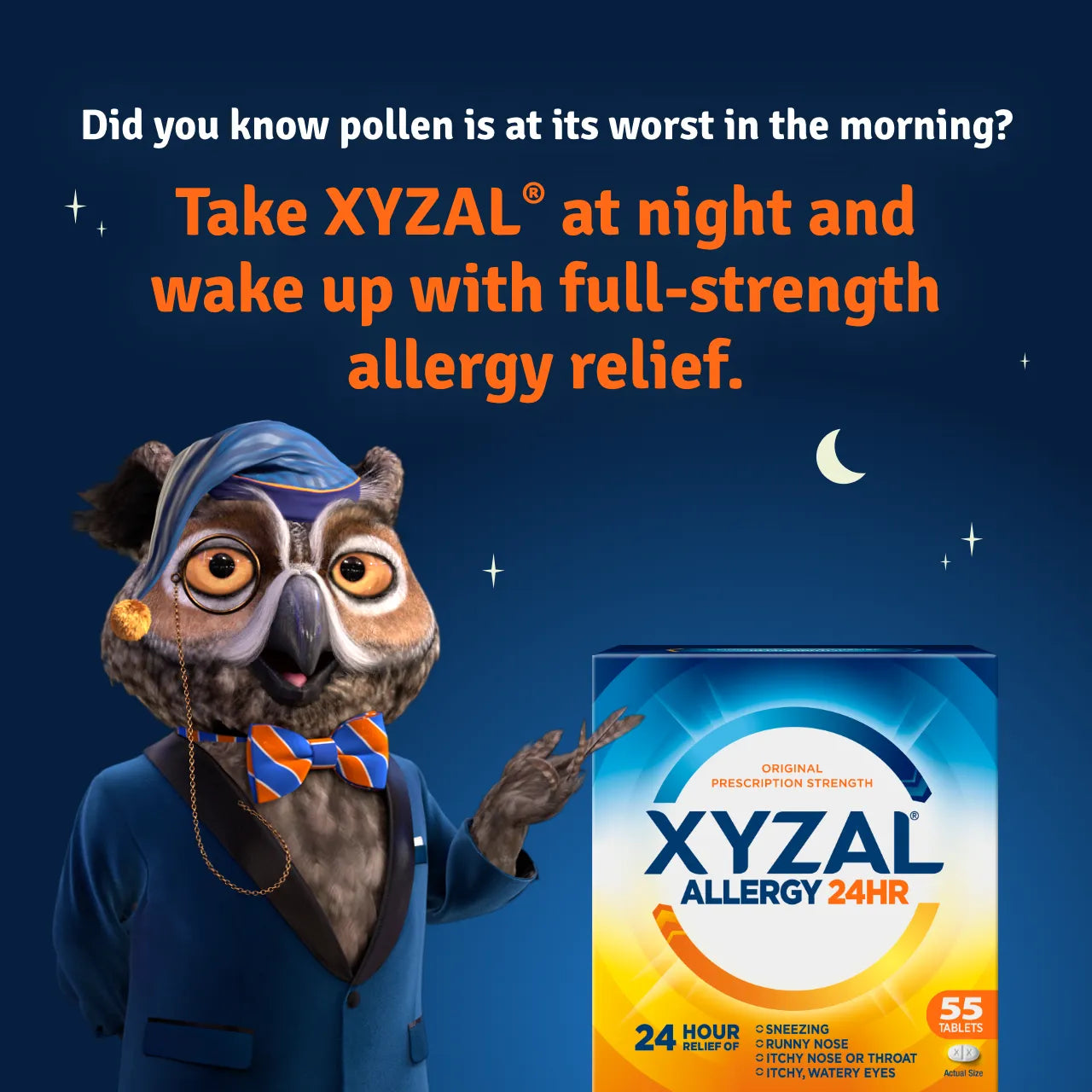 Xyzal Allergy 24HR 5 mg Strength tablets, 35 ct