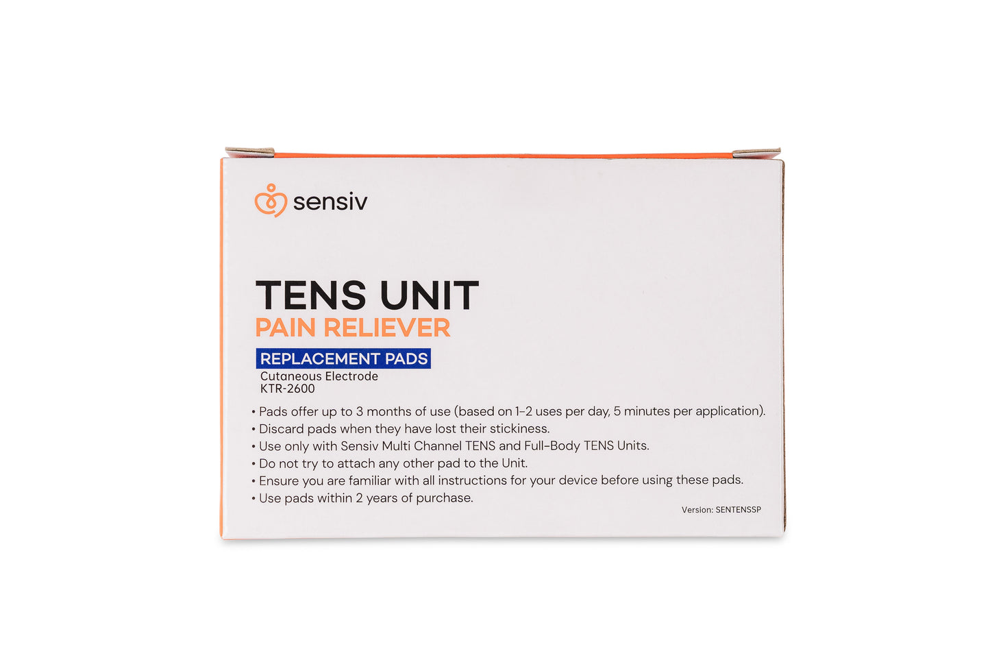 Sensiv TENS Small Replacement Pads 4 pairs (use with Multi-Channel and Full-Body units)