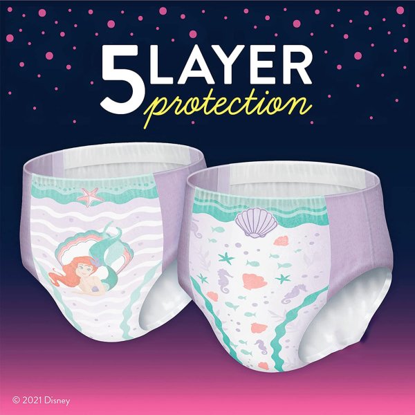 GoodNites® Absorbent Nighttime Underwear For Girls