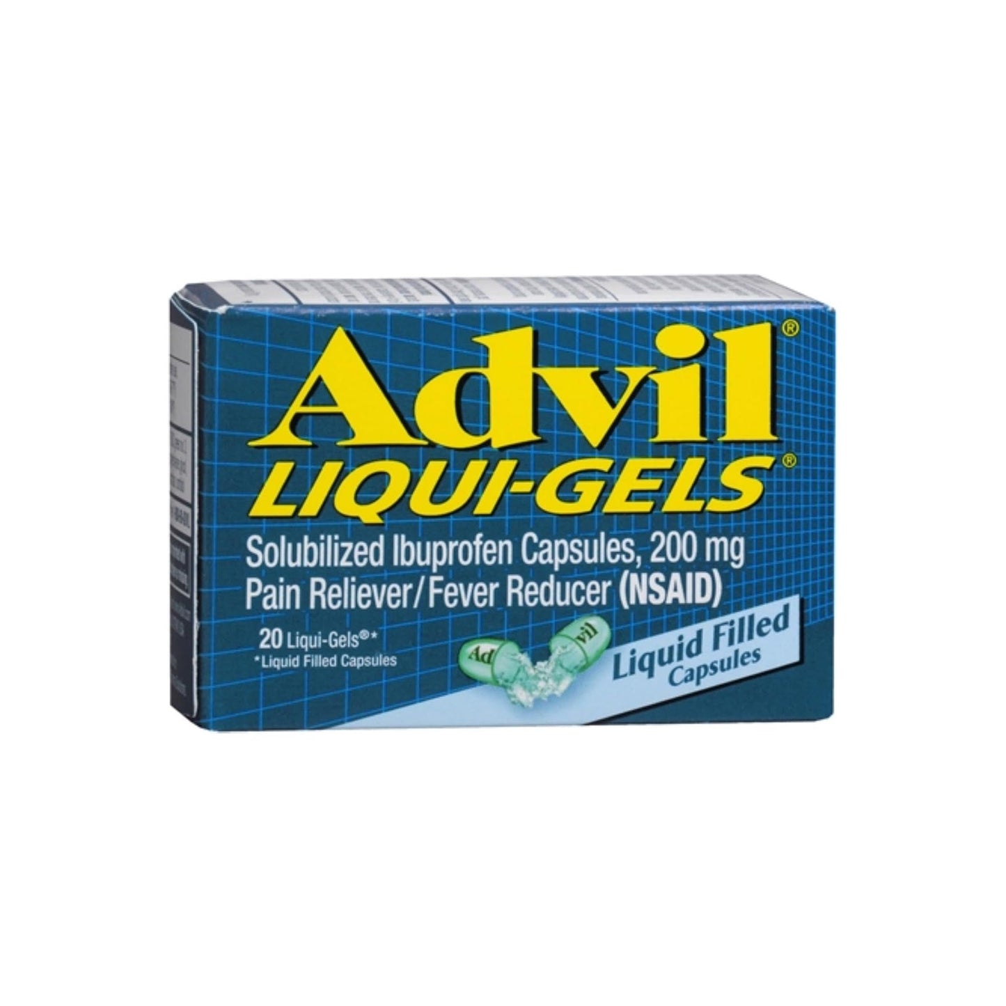 Advil® Liqui-Gels® Ibuprofen Pain Relief Capsules, 200 mg