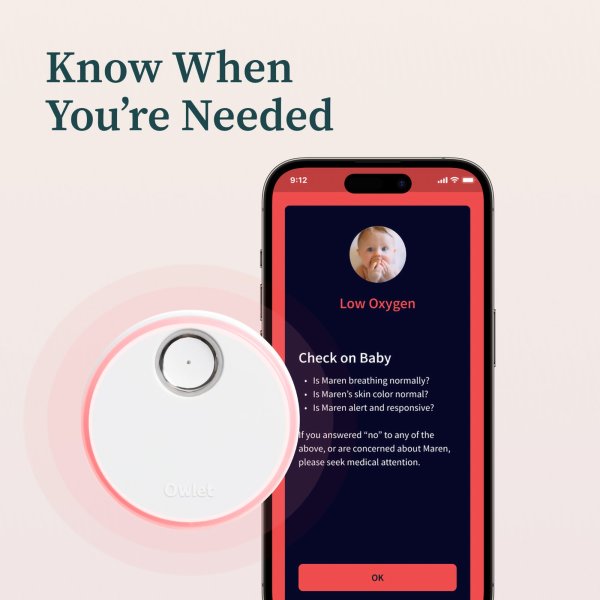 Owlet Dream Sock Smart Baby Monitor, FDA-Cleared