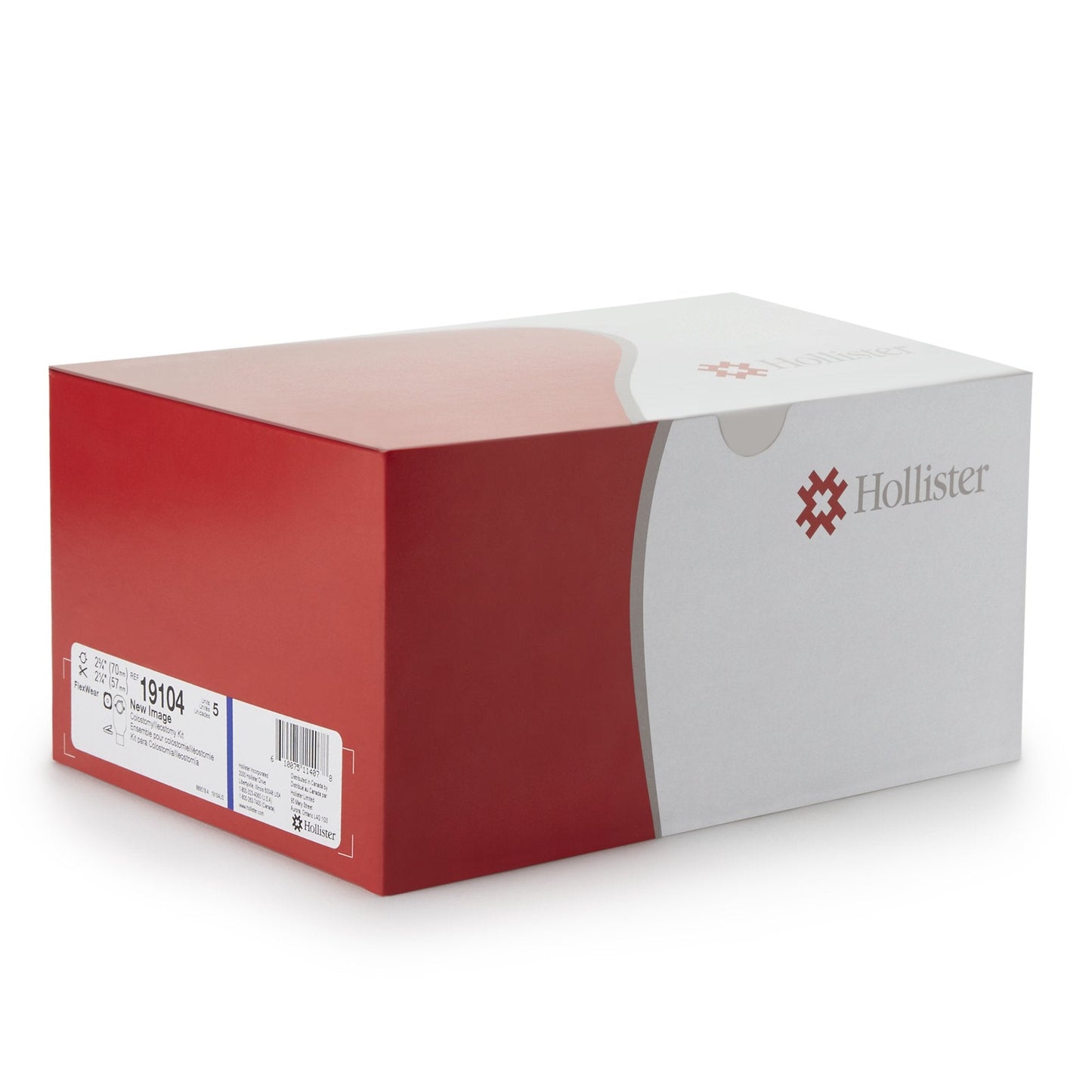 New Image™ Two-Piece Drainable Clear Ileostomy /Colostomy Kit, 12 " Length, 2.75 " Flange