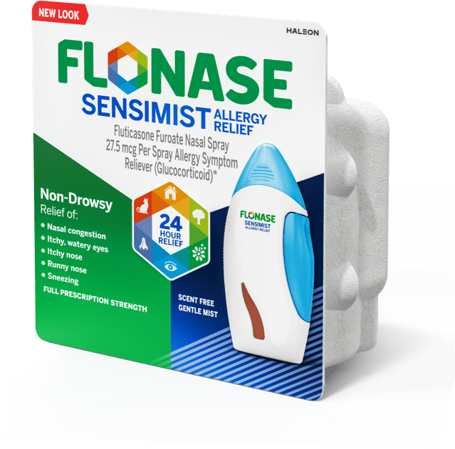 Flonase Sensimist Allergy Relief Nasal Spray, 27.5 mcg Strength, 120 ct.