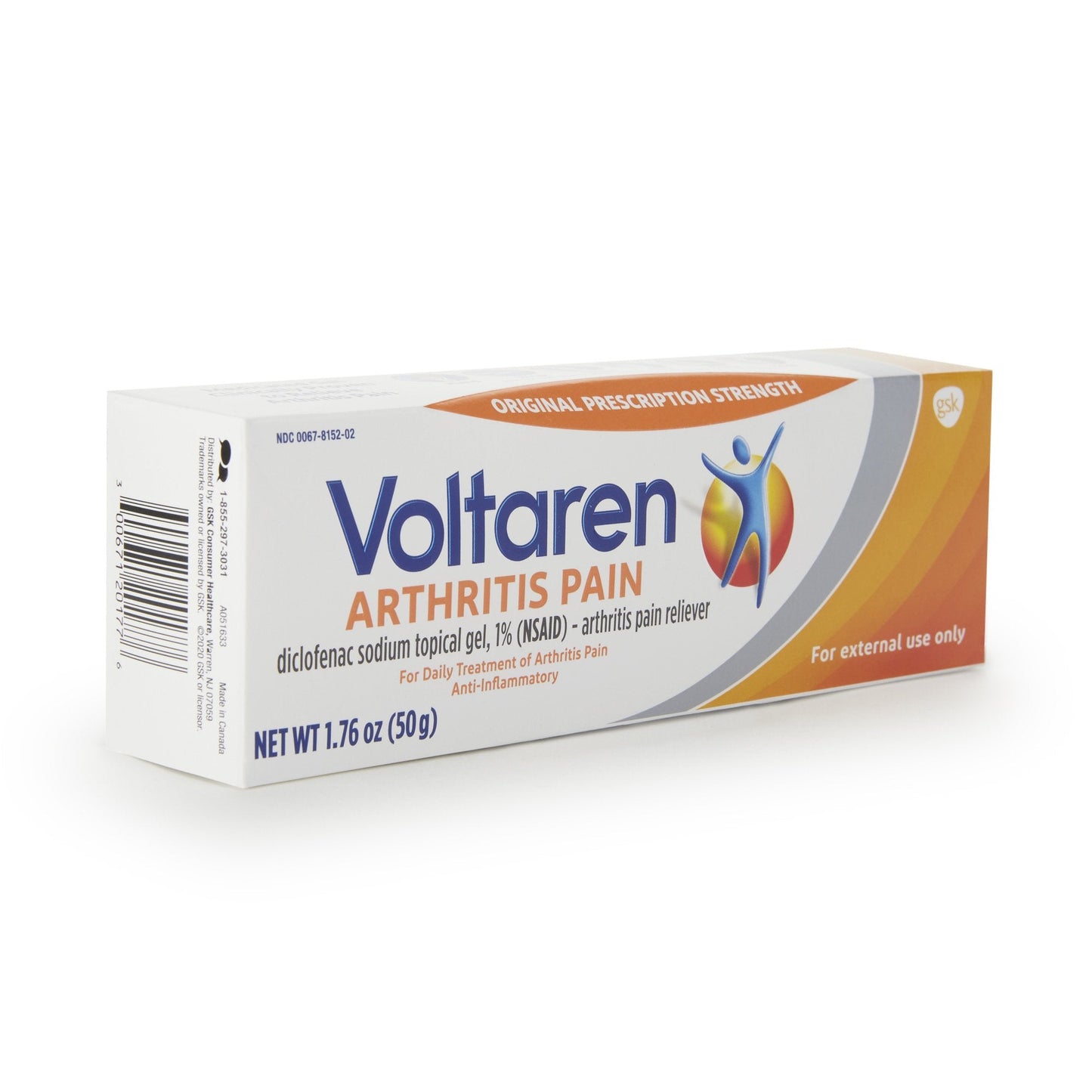 Voltaren Arthritis Pain Relief Topical Gel, 1% Diclofenac Sodium