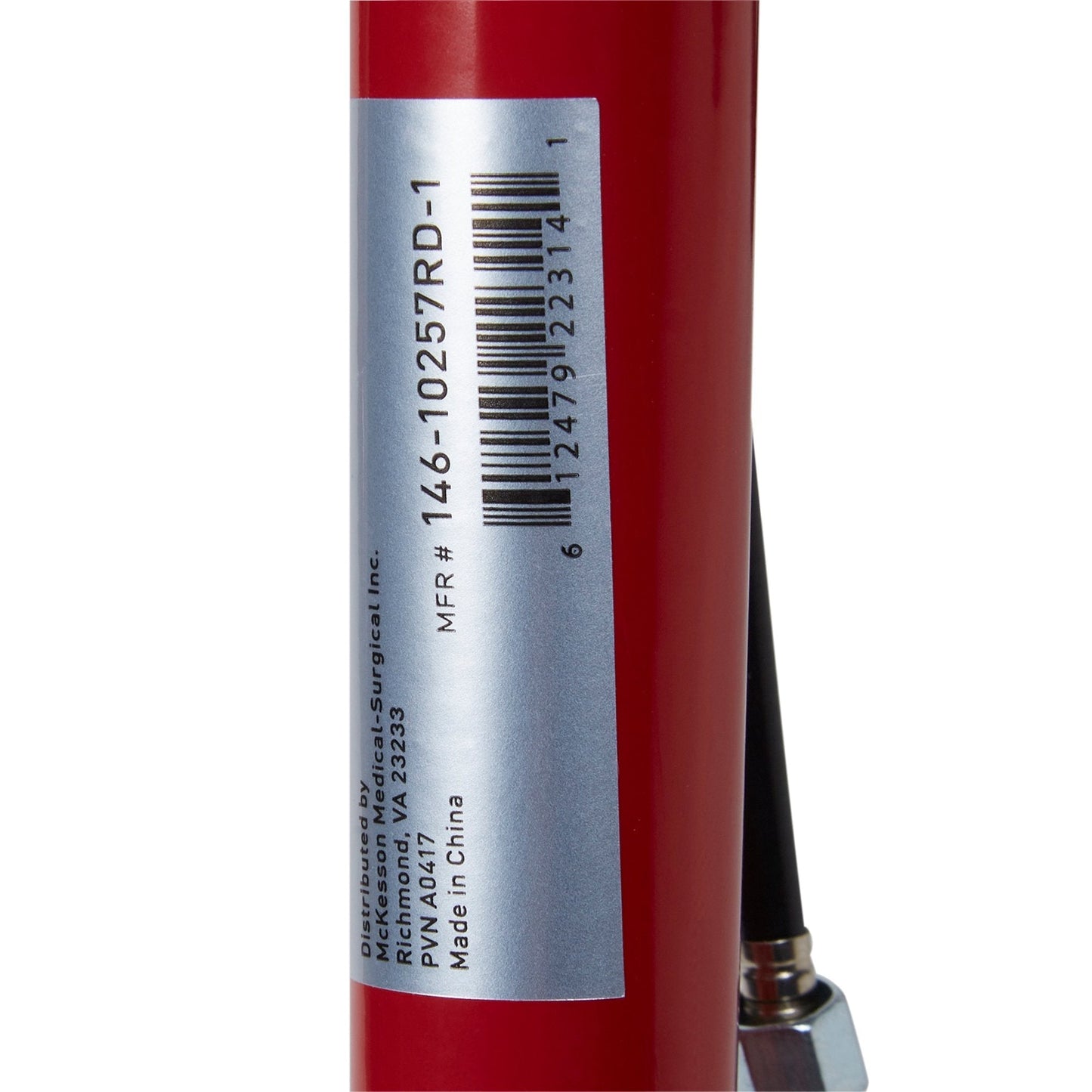 McKesson Folding Steel 4 Wheel Rollator, 12" Seat Width, 300 lb. Capacity