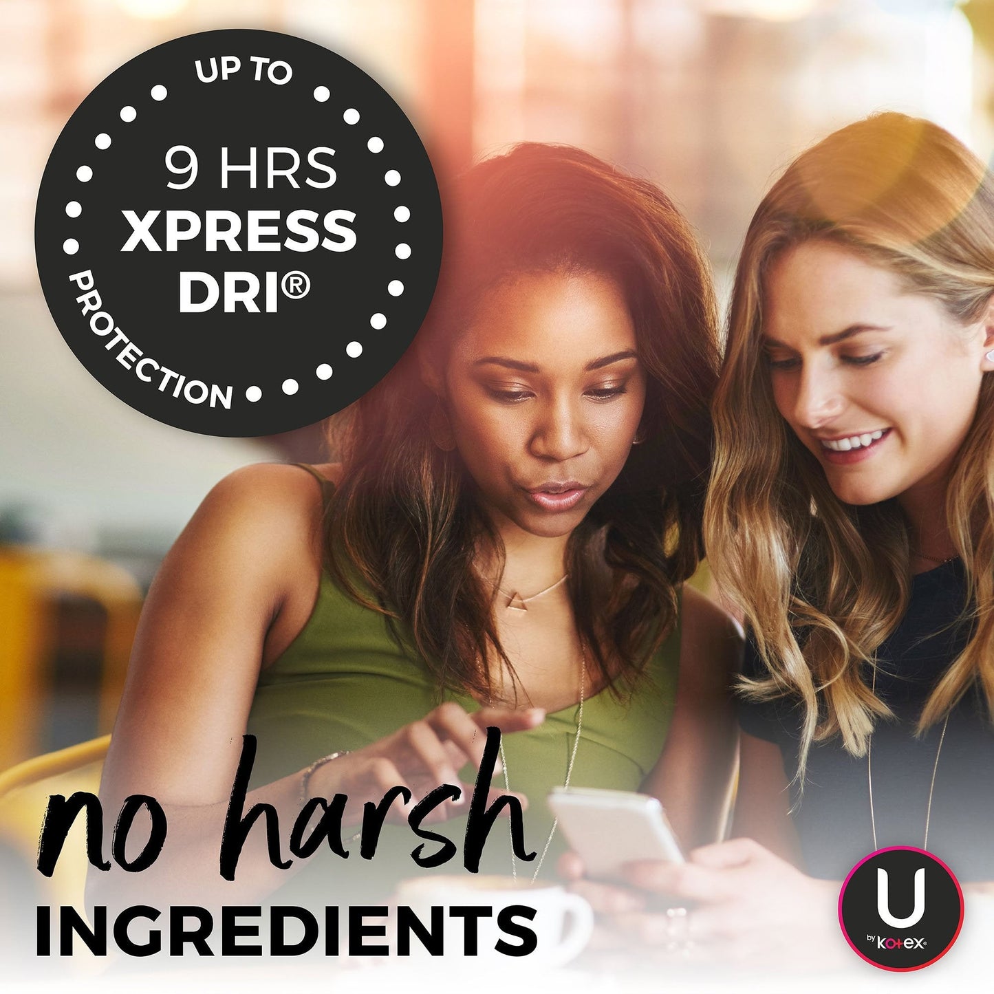 U by Kotex Security Ultra Thin Pads with Wings, Regular Absorbency