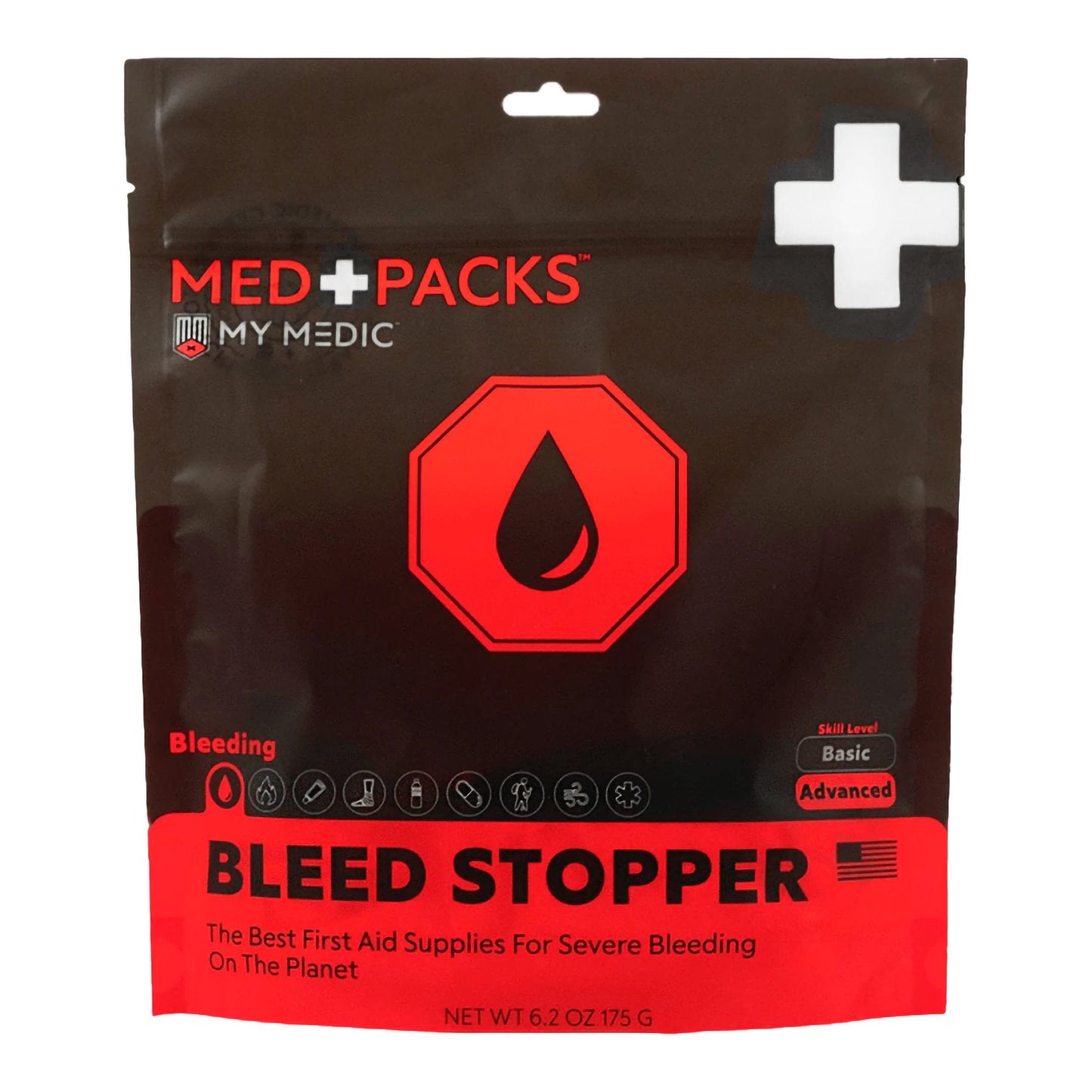 Med Packs™ First Aid Kit to Stop Bleeding – Emergency Supplies in Portable Pouch