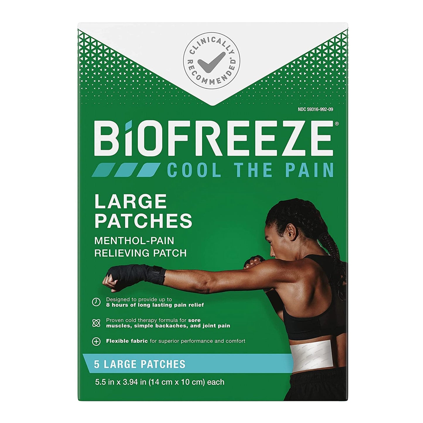 Biofreeze™ Menthol Topical Pain Relief Large Patches, 5 ct.