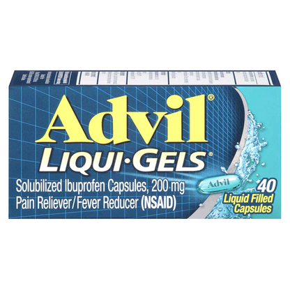 Advil® Liqui-Gels® Ibuprofen Pain Relief Capsules, 200 mg