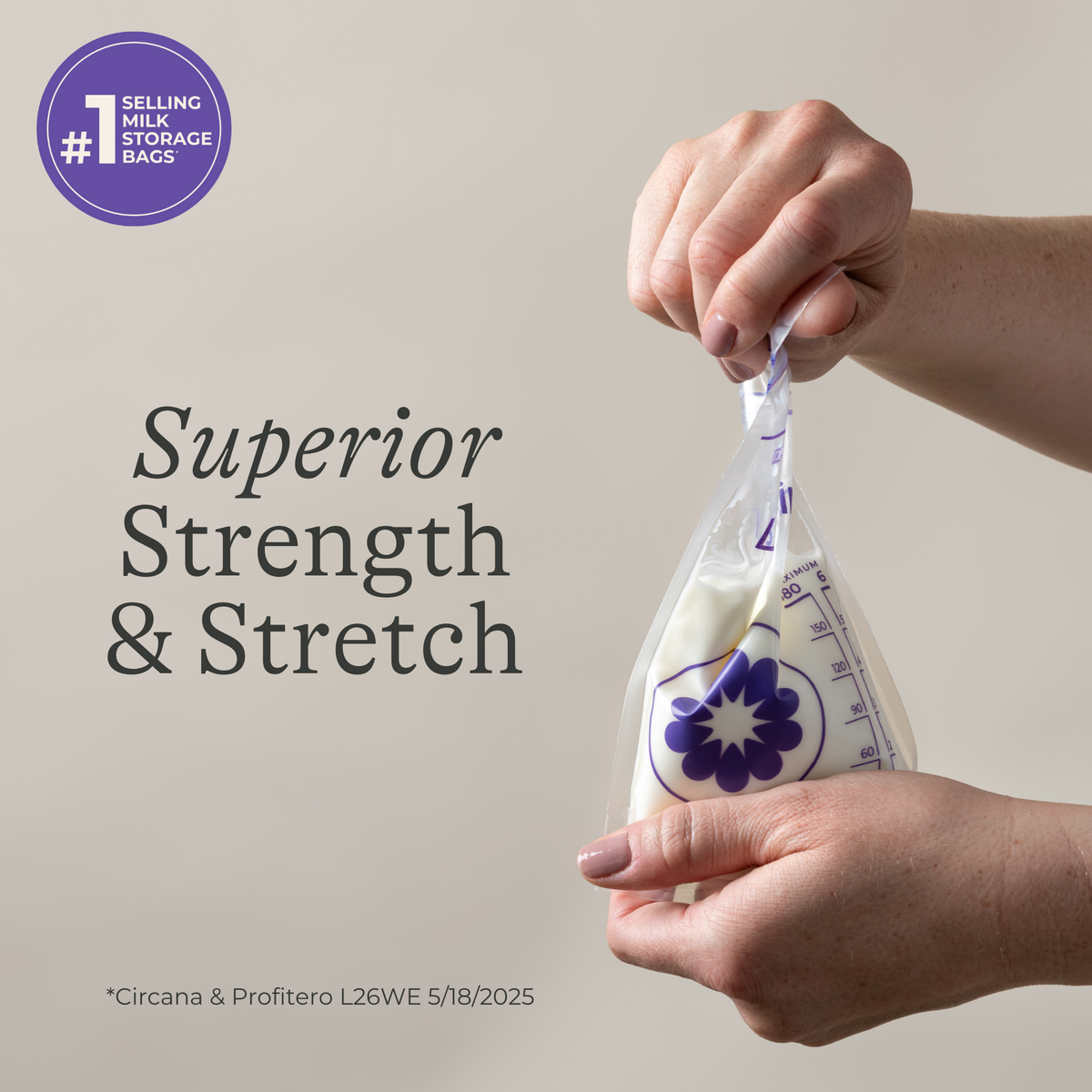 Lansinoh® Breast Milk Storage Bag, 6 oz., 50 ct.