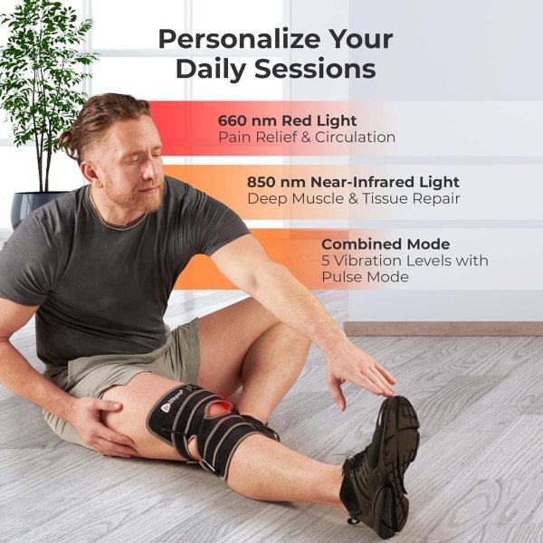 BioRecover™ Infrared Red Light Therapy Knee Brace