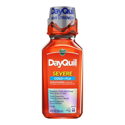 DayQuil Severe Maximum Strength Cough, Cold & Flu Daytime Relief Liquid