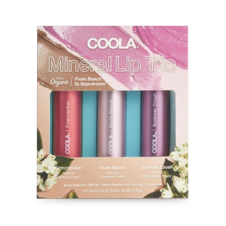 Coola Mineral Liplux SPF 30 Organic Tinted Trio