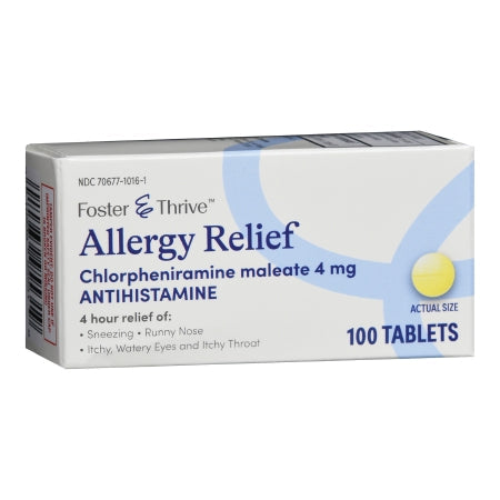 Foster & Thrive Chlorpheniramine Maleate Allergy Tablets, 10 ct.