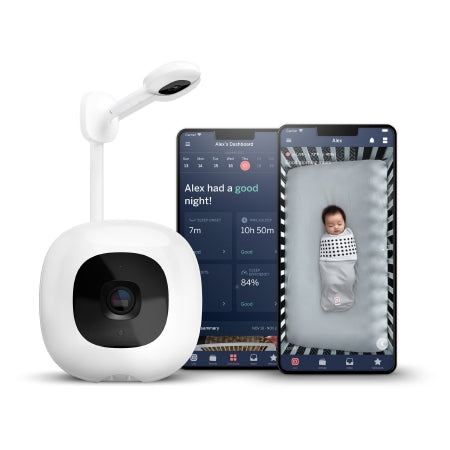 Nanit Pro Smart Baby Monitor & Wall Mount, White