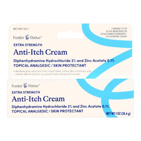 Foster & Thrive 2% Diphenhydramine HCl Itch Relief Cream