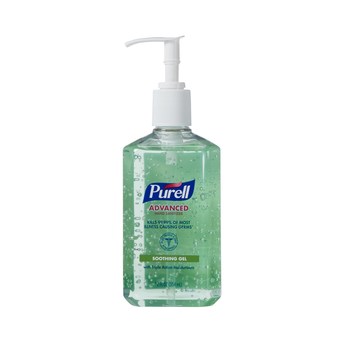 Purell Advanced Hand Sanitizer Soothing Gel Pump Bottle, 12 oz.