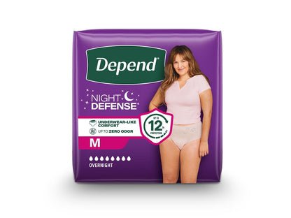 Depend® Night Defense® Women's Absorbent Underwear, Pull-up