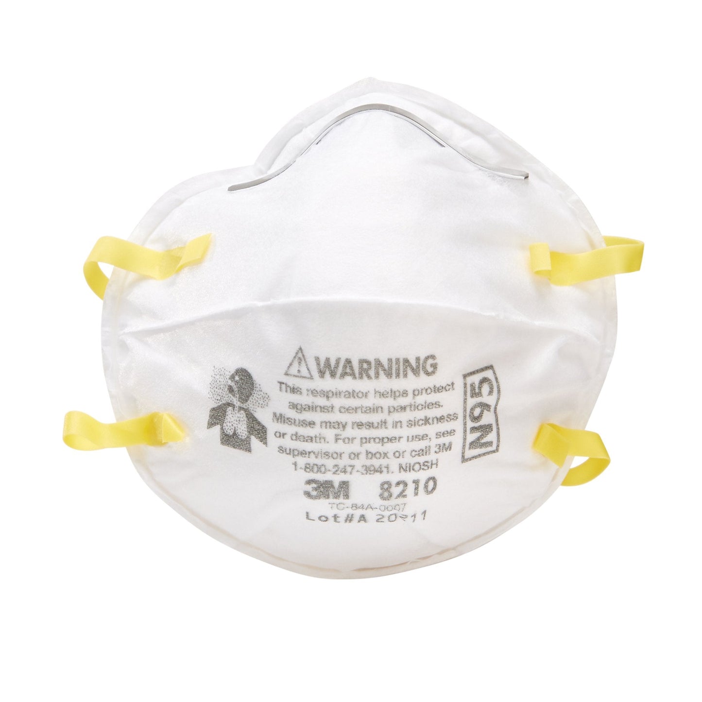 3M Industrial N95 Particulate Respirator Mask, 20 ct.