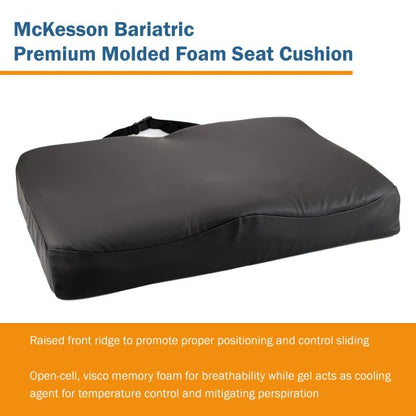 McKesson Premium Molded Foam Seat Cushion, 3 in. Thick