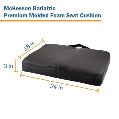 McKesson Premium Molded Foam Seat Cushion, 3 in. Thick