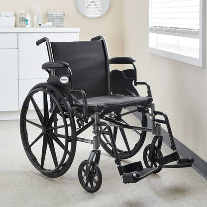 McKesson Lightweight Wheelchair, 16 - 20 Inch Seat Width
