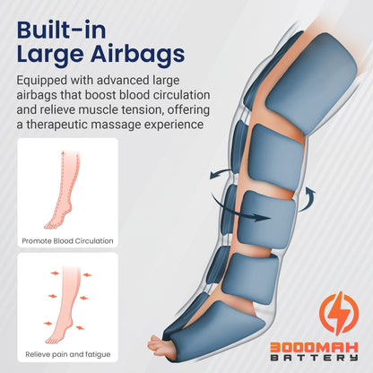 Miko Aero Compression Leg Massager, Single Leg