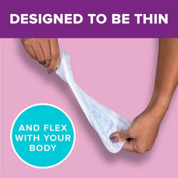 Poise Fresh Protection Ultra Thin Pads, Maximum Long