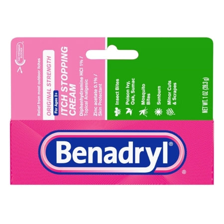 Benadryl® Original Strength Itch Stopping Cream, 1 oz.