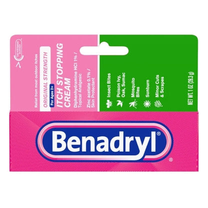 Benadryl® Original Strength Itch Stopping Cream, 1 oz.
