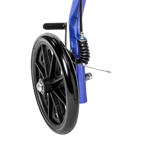 McKesson Bariatric Folding Steel Four-Wheel Rollator, 500 lb. Capacity