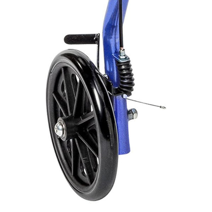 McKesson Bariatric Folding Steel Four-Wheel Rollator, 500 lb. Capacity