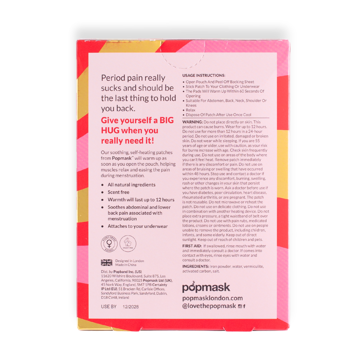 Popmask Big Hug Self-Heating Patch Bundle, 15 Patches