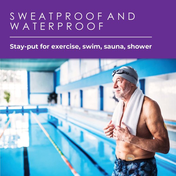 CoverGuard CGM Overpatch, Omnipod 5, Cross Strap, 25 ct.