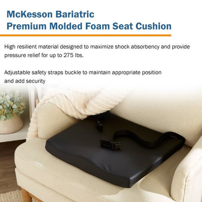 McKesson Premium Molded Foam Seat Cushion, 3 in. Thick