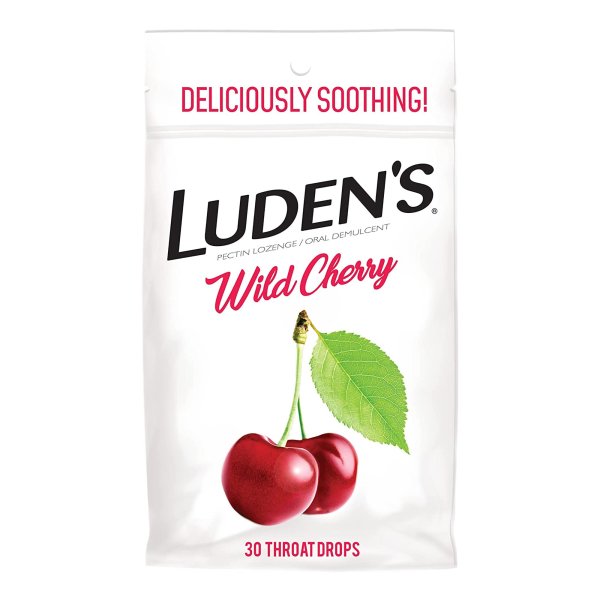 Luden's Cherry Flavor Sore Throat Relief, 30 ct.