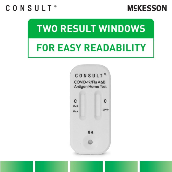 Consult COVID-19/Flu A & B Antigen Home Test, 2 Tests