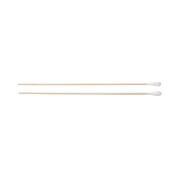 McKesson 6" Sterile Swabstick, Cotton Tip Wood Shaft, 100 ct.