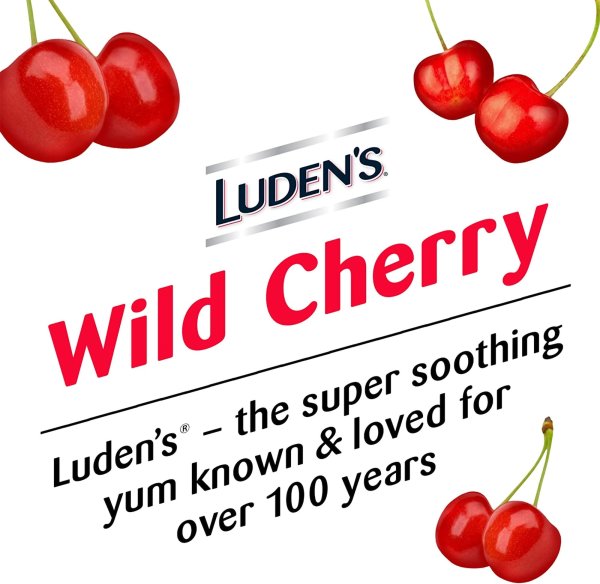 Luden's Cherry Flavor Sore Throat Relief, 30 ct.
