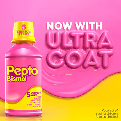 Pepto Bismol Original 5 Symptoms Digestive Relief Liquid