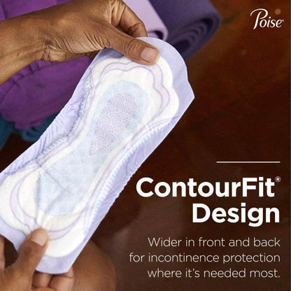 Poise Bladder Control Pads for Women, Heavy Absorbency, Regular Length