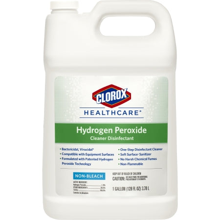 Clorox Healthcare? Hydrogen Peroxide Cleaner Disinfectant, Jug, 1 gal.