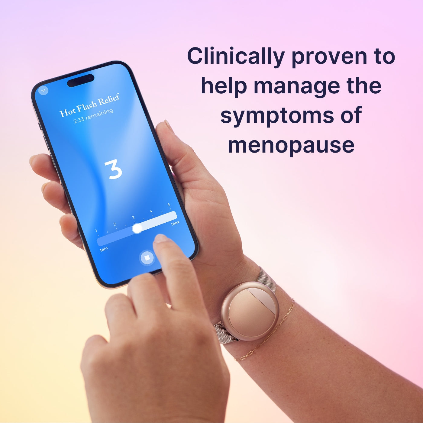 Embr Wave 2 Cooling or Heating Wristband for Hot Flash Relief